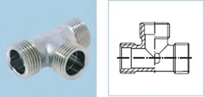 Attēls no Kisan Trójnik wkrtny 1/2" 32.20.21