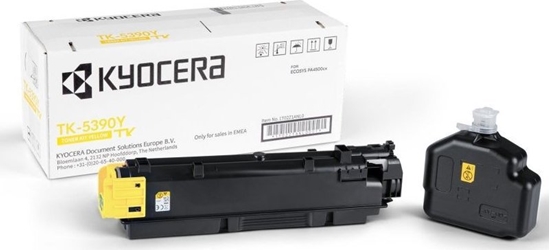 Picture of KYOCERA TK-5390Y Toner Yellow 13K