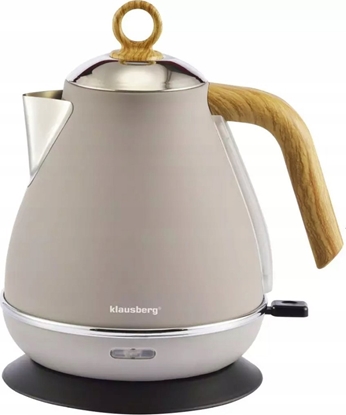 Изображение Klausberg CZAJNIK ELEKTRYCZNY ZE STALI NIERDZEWNEJ 1.7L SZARY KLAUSBERG KB-7707