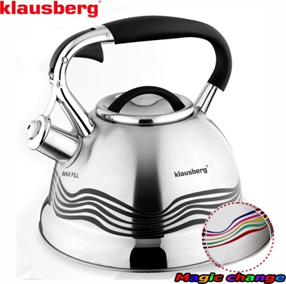 Изображение Klausberg CZAJNIK STALOWY INOX 3.0L KLAUSBERG [KB-7048]