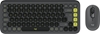 Picture of Klaviatūra + Pele Logitech POP ICON COMBO Graphite Green US
