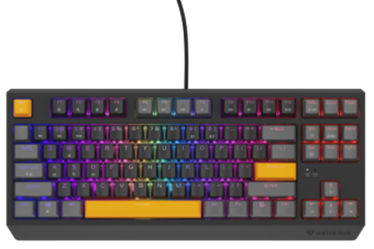 Picture of Klaviatūra Genesis Thor 230 TKL Outemu Red Anchor Gray Positive