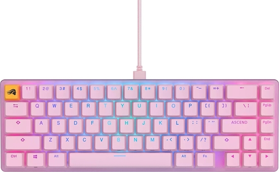 Picture of Glorious PC Gaming Race Glorious GMMK 2 Compact Tastatur - Fox Switches, ANSI-Layout, pink