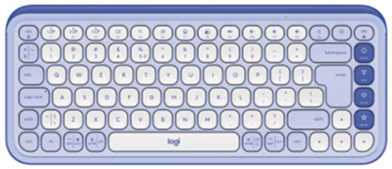 Picture of Klaviatūra Logitech POP ICON KEYS OFF White Lilac US