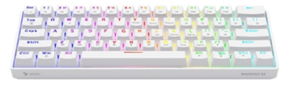 Изображение Klaviatūra Savio Whiteout X2 Outemu Peach Silent