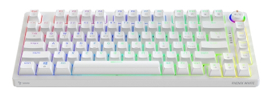 Picture of Klaviatūra Savio Wireless Mechanical Phenix White 75% Outemu Red Pro