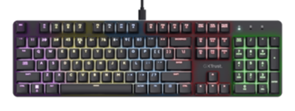 Picture of Klaviatūra Trust GXT 871 Zora Black