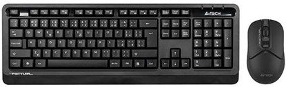 Picture of Klawiatura + mysz A4Tech A4tech Bezdrátový kanceláský set klávesnice+my FG1012S, CZ/SK, erná