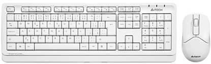 Picture of Klawiatura + mysz A4Tech A4tech Set klávesnice+my FG1012, Bezdrátový, US, bílá