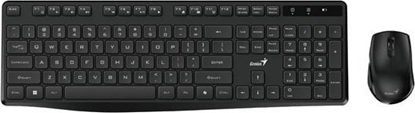 Изображение Klawiatura + mysz Genius Genius KM-8206S COPILOT, zestaw klawiatura CZ/SK, klasyczna, 2.4 [Ghz], bezprzewodowa, czarna