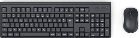 Picture of Klawiatura + mysz Hama WKM-100 czarna (U81730510000)