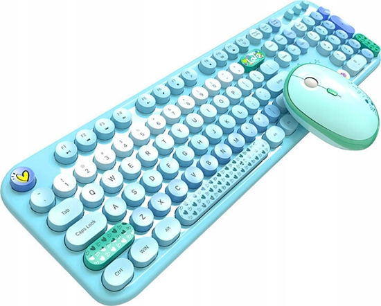 Picture of MOFII MOFII Lovely 2.4G Wireless Keyboard + Mouse Set (Blue)