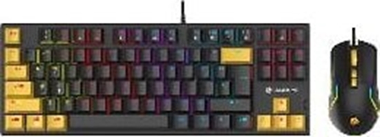 Изображение Zestaw mysz i klawiatura mechaniczna Gamezone Hornet87 USB