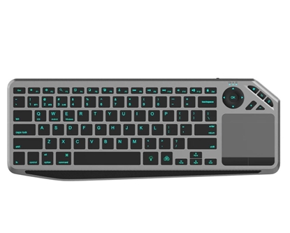 Picture of Klawiatura bezprzewodowa BT/RF 2.4GHz touchpad LED 