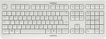 Attēls no Cherry KW 3000 tastatūra Universāls RF Bezvadu QWERTZ Vācu Balts
