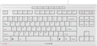 Picture of Cherry STREAM KEYBOARD TKL tastatūra Universāls USB QWERTY Angļu Balts