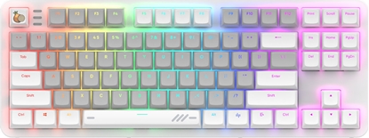 Picture of Klawiatura Dark Project ALU87 Onionite G3Ms Amber (DPKB_ONIONITE_87_ANSI)