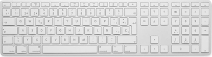 Изображение Klawiatura LMP Bluetooth keyboard WKB-1243 for Mac and iOS devices with 110 keys (ISO) - Spanish