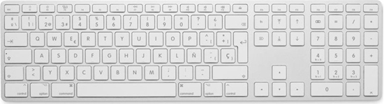 Picture of Klawiatura LMP Bluetooth keyboard WKB-1243 for Mac and iOS devices with 110 keys (ISO) - Spanish