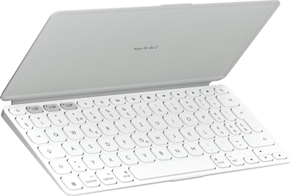 Изображение Klawiatura Logitech Logitech Keyboard 920-012965 / Keys-To-Go 2 Light gray