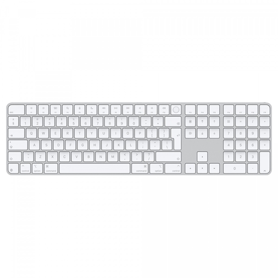 Picture of Klawiatura Magic Keyboard z Touch ID i polem numerycznym dla modeli Maca z czipem Apple - angielski (międzynarodowy) - białe klawisze