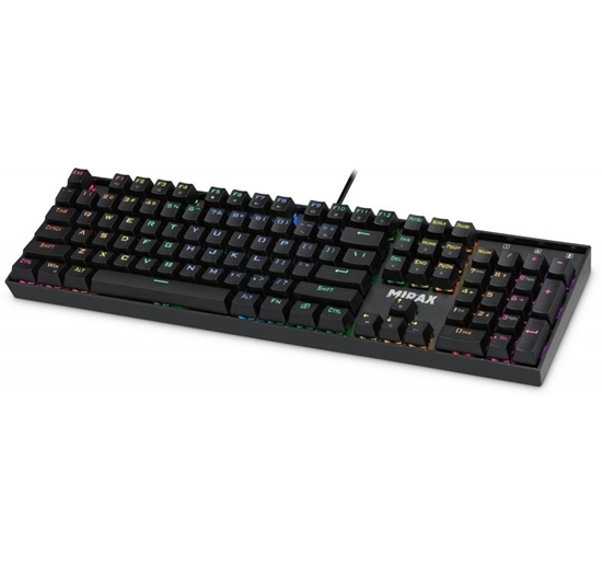 Picture of Klawiatura mechaniczna MIRAX GK-352 podświetlenie RGB Czarna 