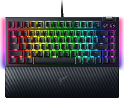 Attēls no Klawiatura Razer BlackWidow V4 75% Orange (RZ03-05000400-R3E1)