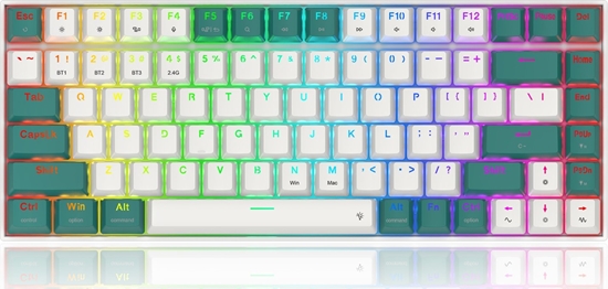 Изображение Klawiatura Redragon K678WG Pro Singed Redragon Red (K678WG-RGB-PRO)