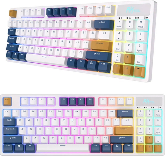 Picture of Royal Kludge Wireless mechanical keyboard Royal Kludge RK89 RGB, Lemon switch (white)