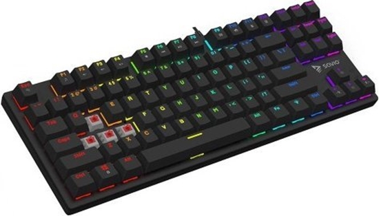 Picture of SAVIO STYX Klawiatura mechaniczna Outemu Brown, Hot Swap, RGB