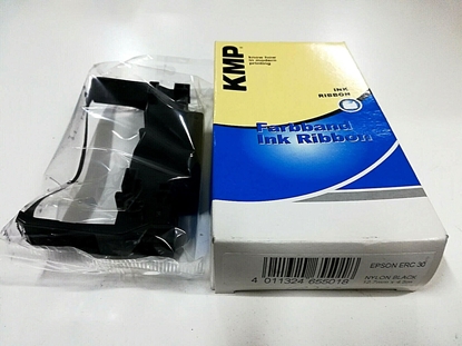 Attēls no KMP Farbband Epson ERC 30 black kompatibel