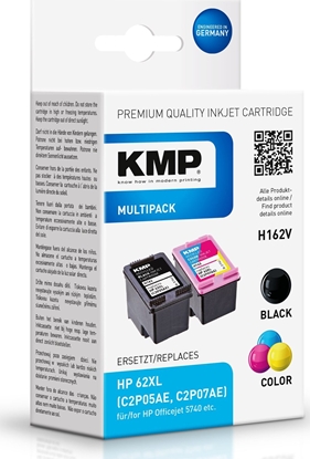 Picture of KMP H162V Promo Pack BK/Color comp. with HP C2P05AE/C2P07AE