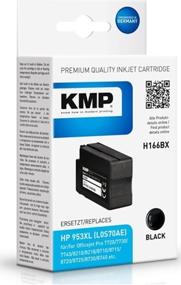 Picture of KMP H166BX ink cartridge black compatible with HP L0S70AE