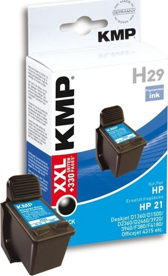 Picture of KMP H29 ink cartridge black compatible with HP C 9351 AE