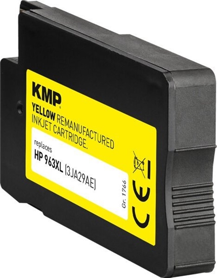 Picture of KMP ink cartridge yellow compatible w/ HP 3JA29AE 963 XL