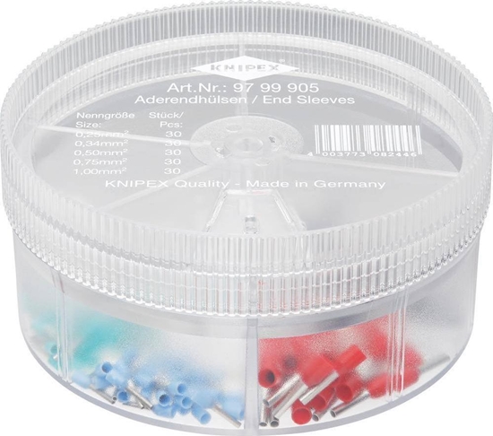 Picture of Knipex Tulejki kablowe 0,25-1mm - zestaw