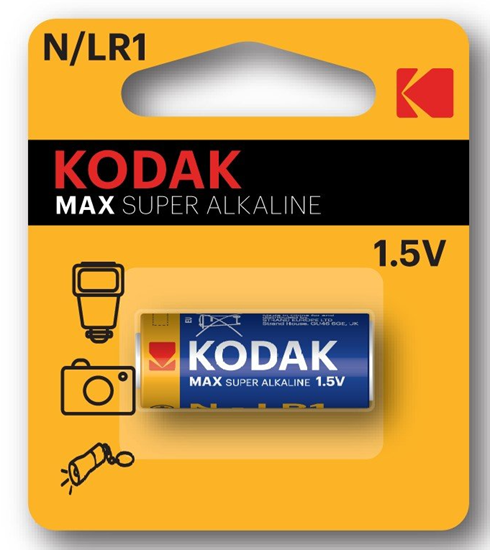 Picture of Kodak Max Super Alkaline KN LR1 BL-1 Battery 1.5V