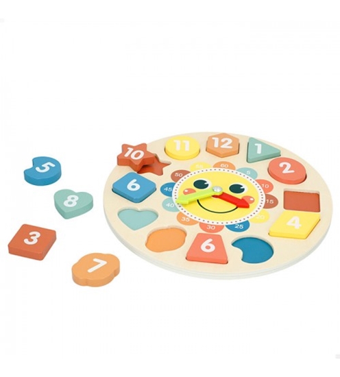 Picture of Koka attīstoša rotaļlieta Pulkstenis 1+ CB33073