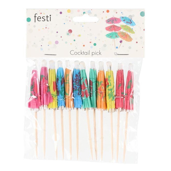 Picture of Kokt.lietussardziņi Festi 6-krāsas 10cm 12gab.