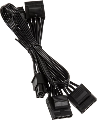 Attēls no Kolink Molex x4 - PCIe 6-pin, 0.75m, Czarny (KL-CPL-MXC)