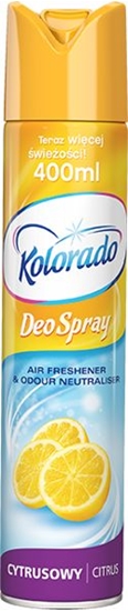 Изображение Kolorado Odwieacz powietrza kolorado Deo Spray-Cytrusowy 400ml uniwersalny