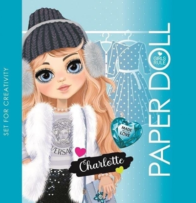 Изображение Kolorowanka 140x140 Lalka do wycinania Charlotte