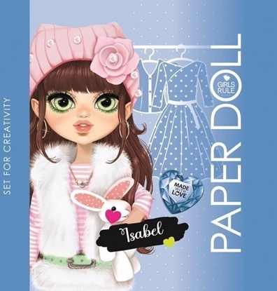 Изображение Kolorowanka 140x140 Lalka do wycinania Isabel