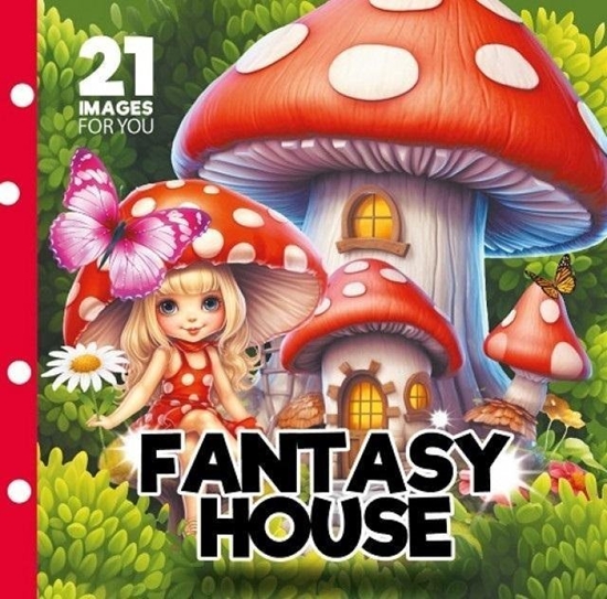 Изображение Kolorowanka 160x160 Fantasy house Bajkowe domki