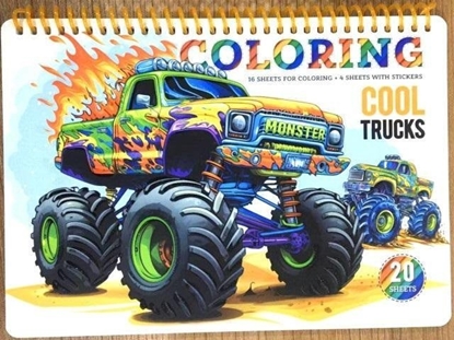 Изображение Kolorowanka A5 koo 20 kartek Cool trucks