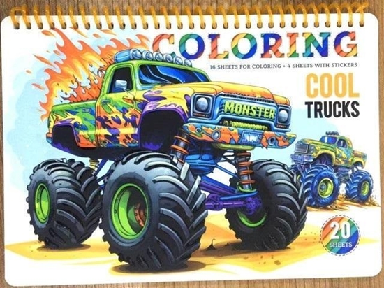 Изображение Kolorowanka A5 koo 20 kartek Cool trucks