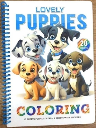 Изображение Kolorowanka A5 koo 20 kartek Urocze szczeniaczki