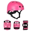 Attēls no Komplekts MR290+H230 HELMET WITH PROTECTORS SET PINK SIZE S NILS EXTREME