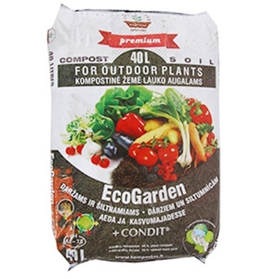 Picture of Komposta augsne 40l ecoGarden dārzam/siltumnīcām