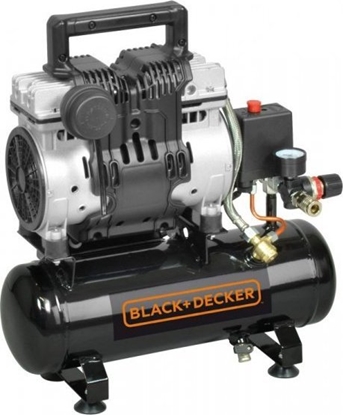 Picture of Kompresor samochodowy Black&Decker KOMPRESOR BEZOLEJOWY SUPER SILENT 6L 8 BAR (1 SZT)
